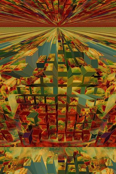 Original Cubism Cities Digital by CRIS ACQUA