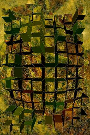 Original Cubism Nature Digital by CRIS ACQUA