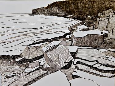 Original Landscape Drawings by Iris Osterman