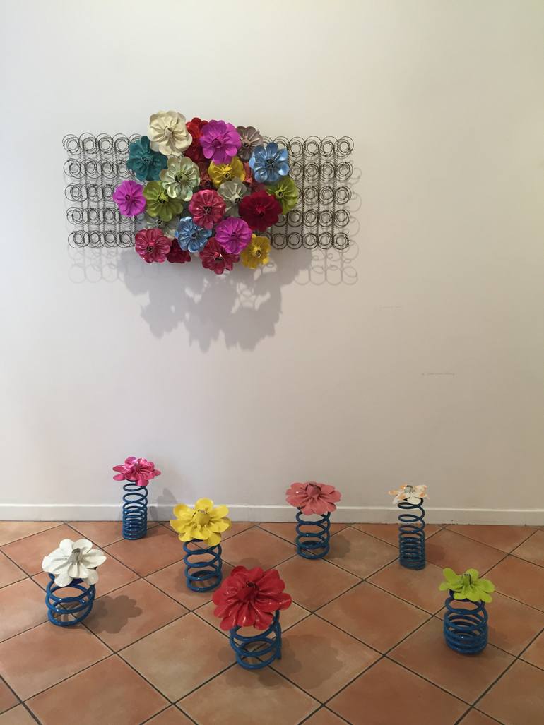 Original Modernism Botanic Sculpture by Marta Santos