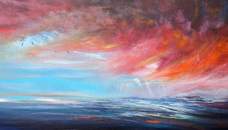 Original Seascape Painting by Mel Graham