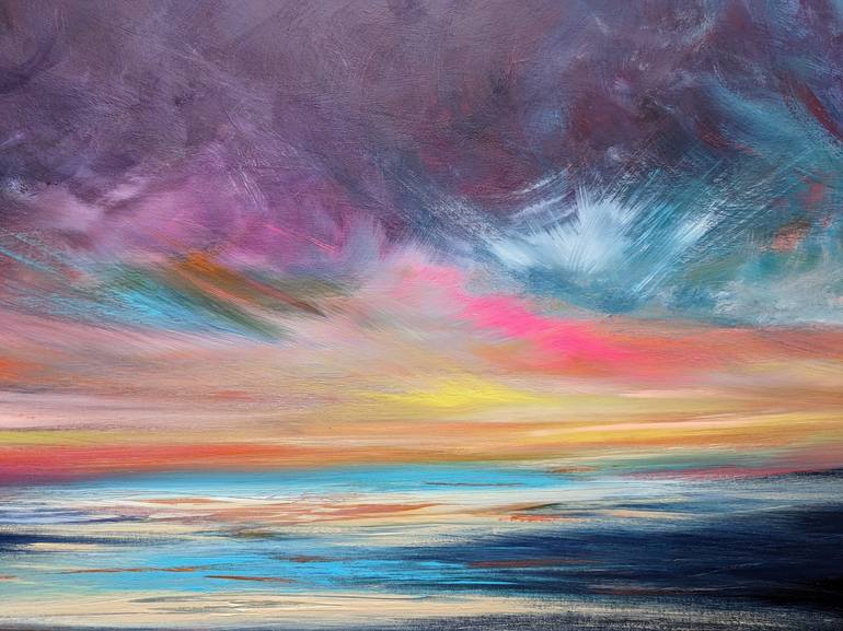 Original Contemporary Seascape Painting by Mel Graham