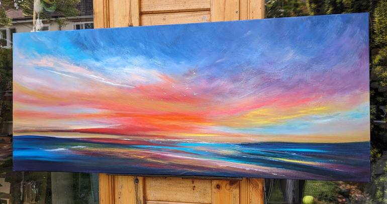 Original Contemporary Seascape Painting by Mel Graham