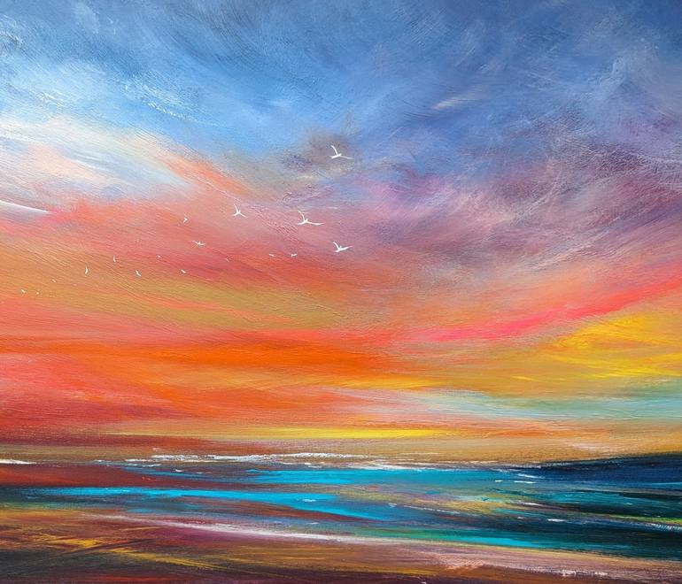 Original Seascape Painting by Mel Graham