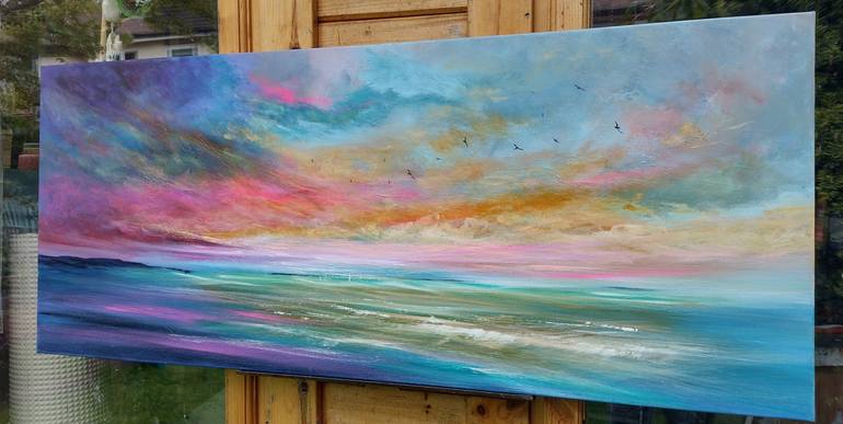 Original Seascape Painting by Mel Graham