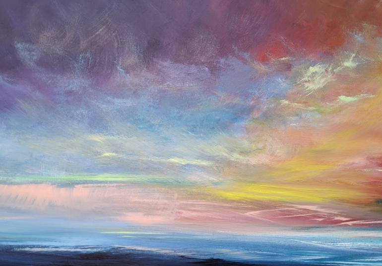 Original Contemporary Seascape Painting by Mel Graham