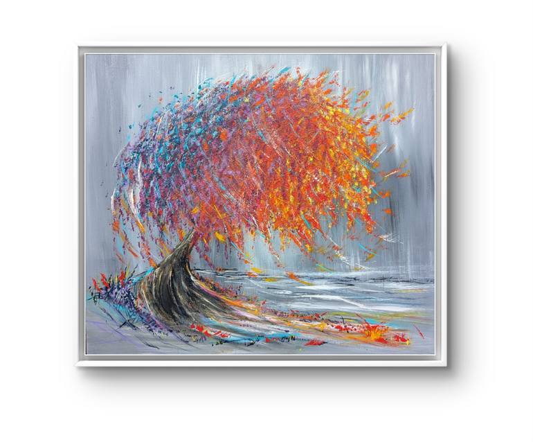 Original Abstract Expressionism Landscape Painting by Mel Graham