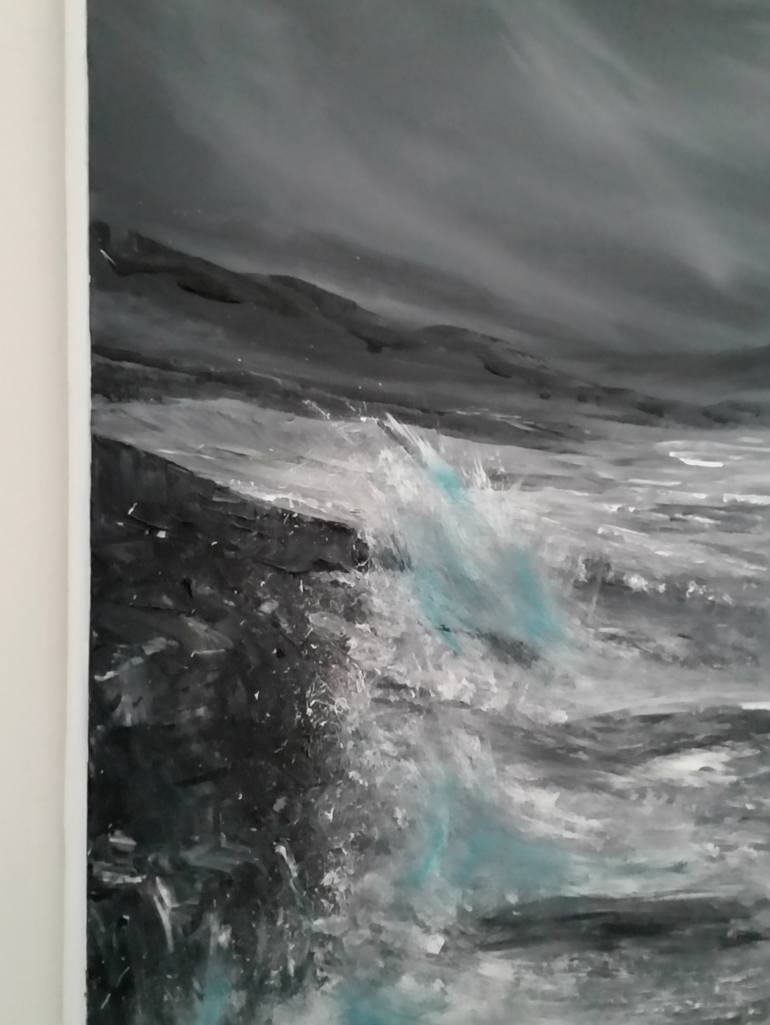 Original Conceptual Seascape Painting by Mel Graham