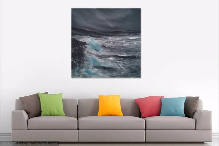 Original Conceptual Seascape Painting by Mel Graham