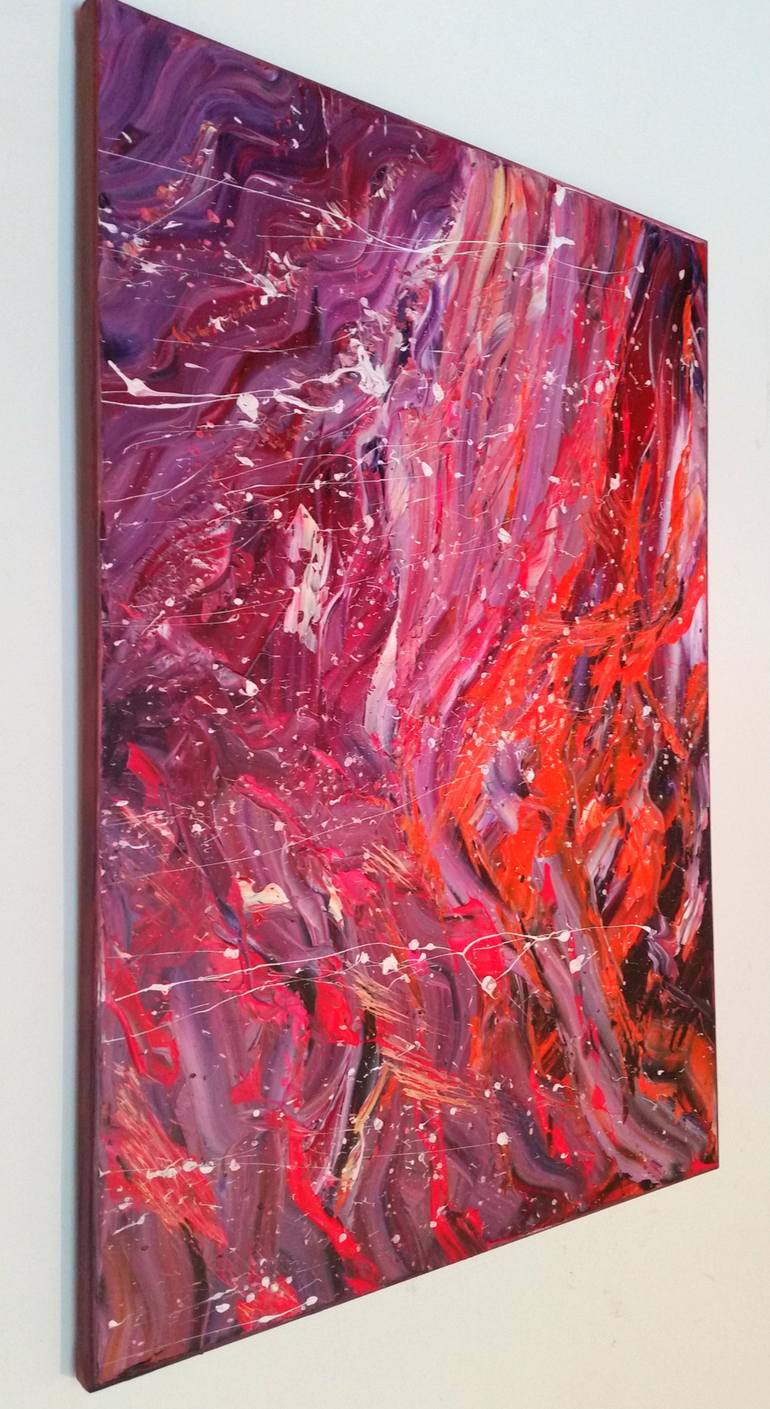 Original Abstract Expressionism Abstract Painting by Mel Graham