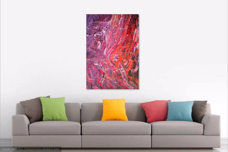 Original Abstract Expressionism Abstract Painting by Mel Graham