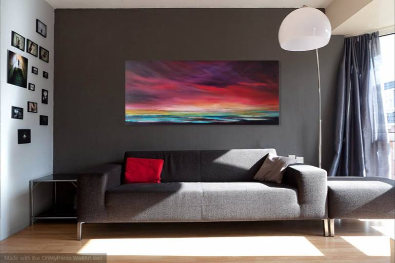 Original Conceptual Seascape Painting by Mel Graham