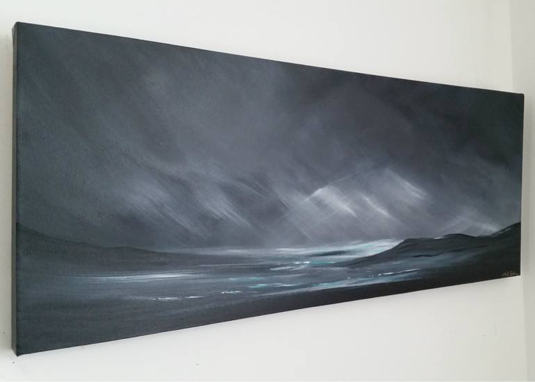 Original Fine Art Seascape Painting by Mel Graham