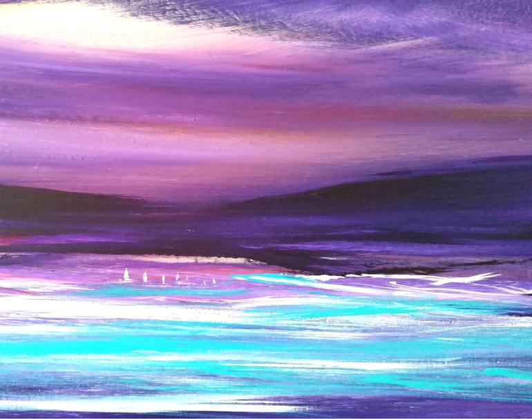 Original Conceptual Landscape Painting by Mel Graham