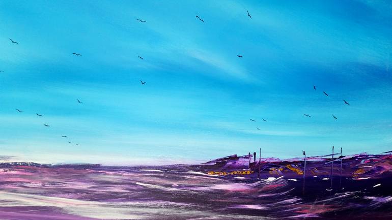 Original Conceptual Seascape Painting by Mel Graham