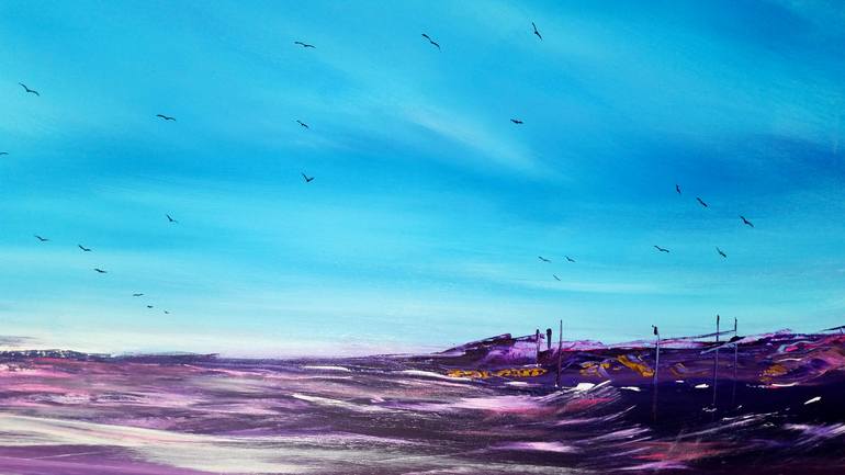 Original Seascape Painting by Mel Graham