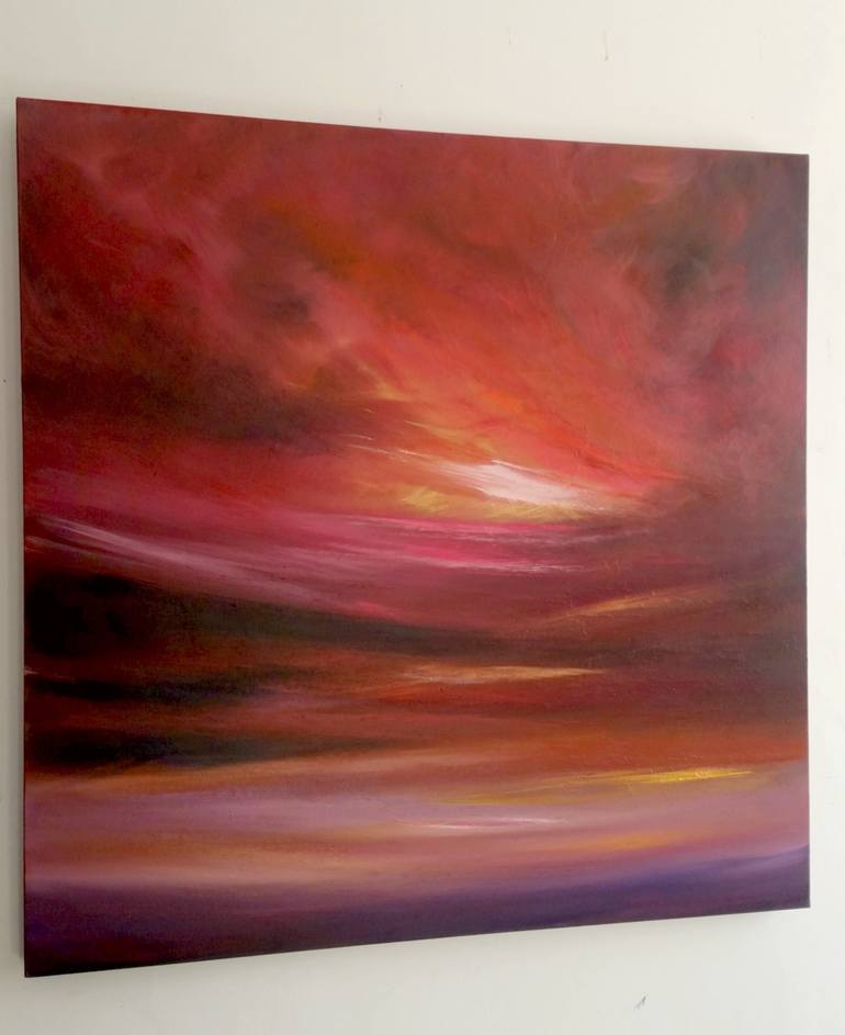 Original Fine Art Abstract Painting by Mel Graham