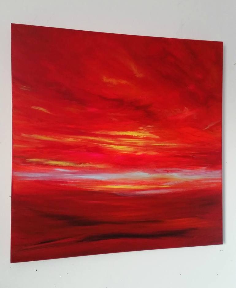 Original Conceptual Abstract Painting by Mel Graham