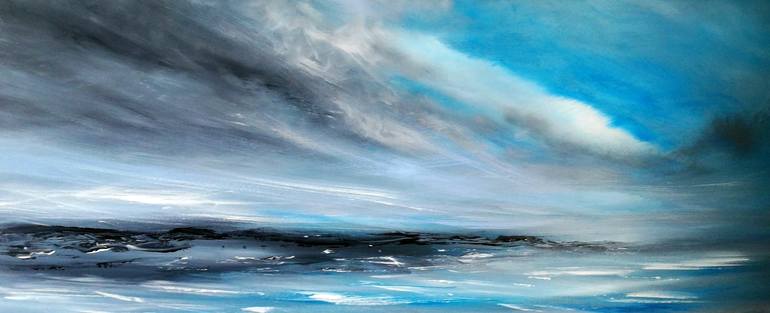 Original Fine Art Seascape Painting by Mel Graham