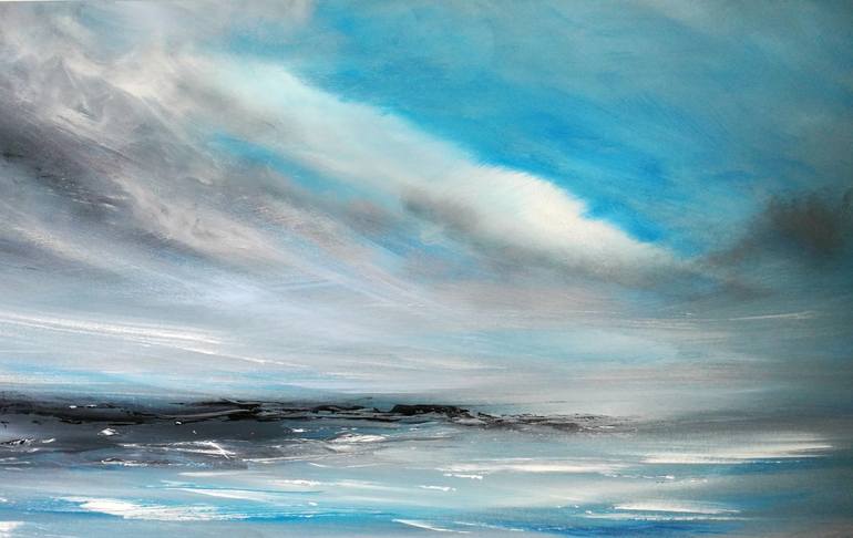 Original Fine Art Seascape Painting by Mel Graham