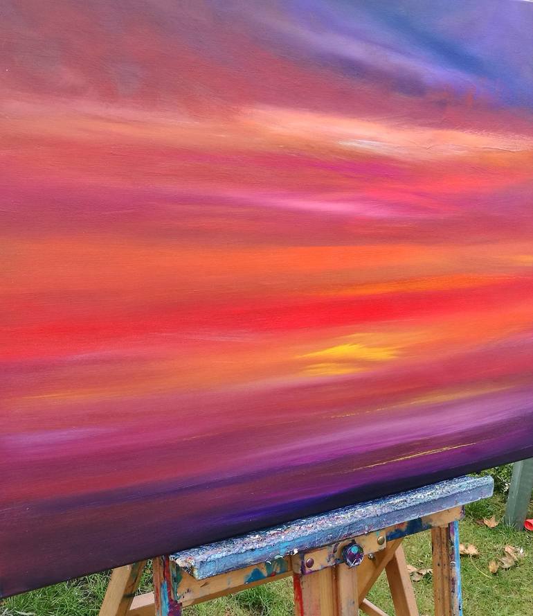 Original Expressionism Nature Painting by Mel Graham