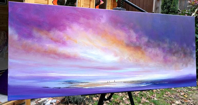 Original Impressionism Seascape Painting by Mel Graham