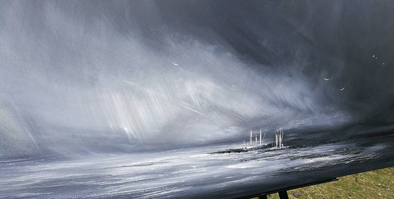 Original Seascape Painting by Mel Graham