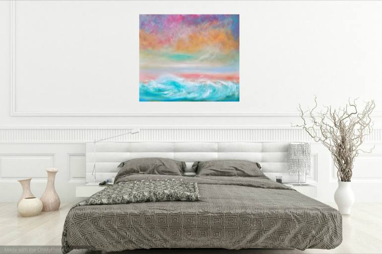 Original Expressionism Seascape Painting by Mel Graham