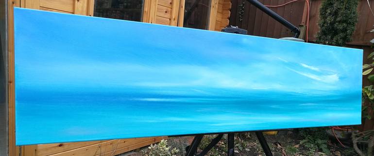 Original Impressionism Seascape Painting by Mel Graham