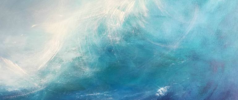 Original Fine Art Seascape Painting by Mel Graham