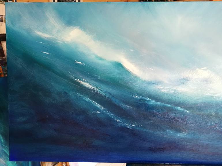 Original Seascape Painting by Mel Graham