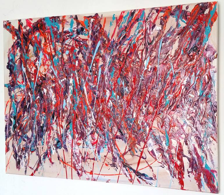 Original Abstract Expressionism Abstract Painting by Mel Graham