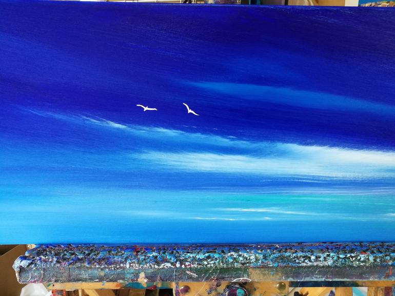 Original Seascape Painting by Mel Graham