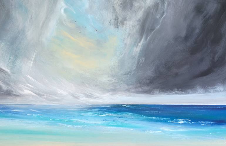 Original Seascape Painting by Mel Graham