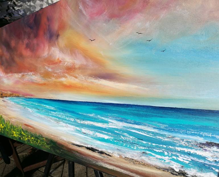 Original Seascape Painting by Mel Graham