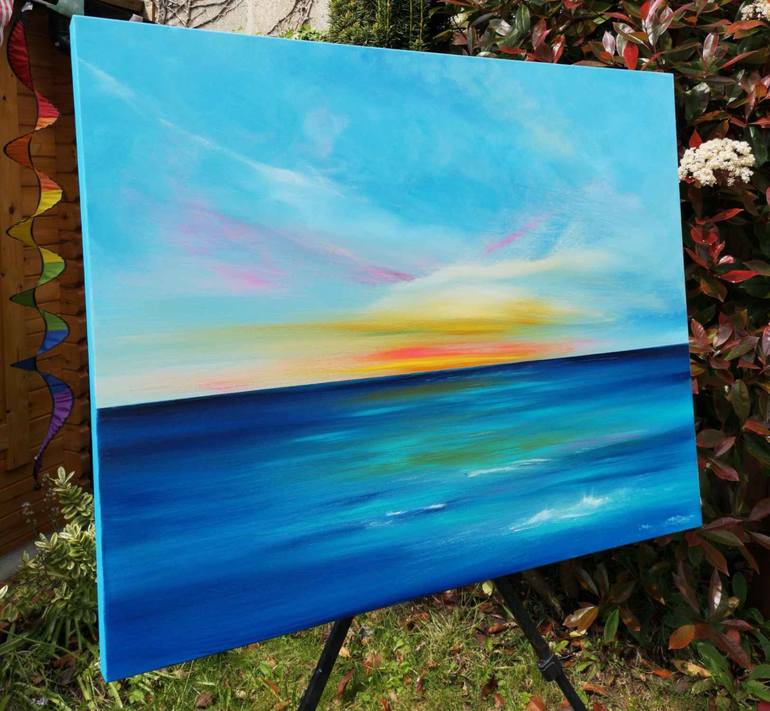 Original Seascape Painting by Mel Graham