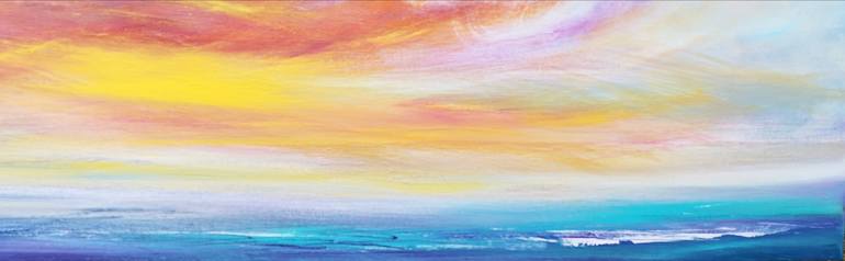 Original Fine Art Seascape Painting by Mel Graham