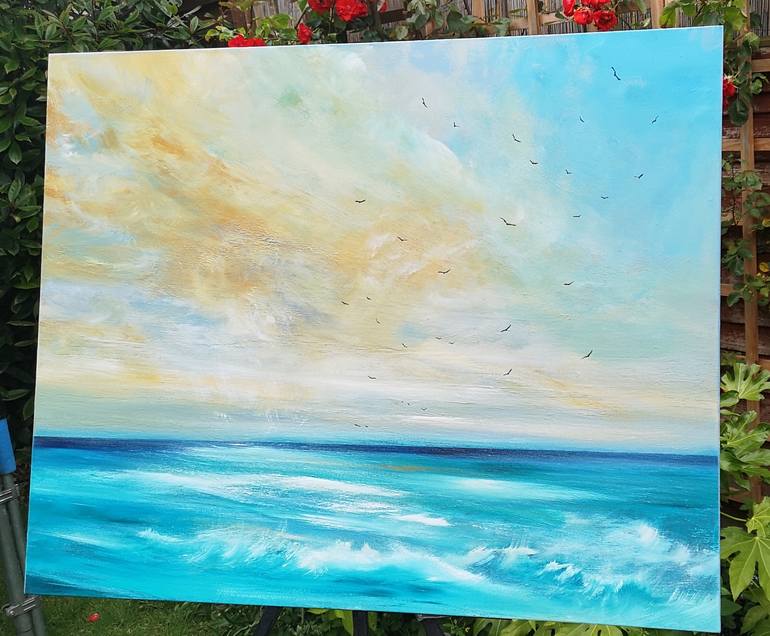 Original Seascape Painting by Mel Graham