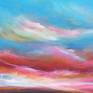 Heavenly Glory was produced whilst listening to calm acoustic rhythms, and an absolute love of everything I was doing in that moment. This piece was painted with a sincere love of big skies, inspiring views, and soulful hues. Love skies, love colour.

"Only from the heart, can you touch the sky"
Rumi

This painting is on artist quality deep cotton canvas, and stretched with strong wooden bars. With painted sides and varnish it is ready to go with no need for a frame. There is a signature on the front and on the reverse is the Title, a date and signature. All my works are accompanied with a unique Certificate of Authenticity.

All my works are gently and individually packaged and their protection is reinforced with strong cardboard packaging to secure safe passage. Paintings are sent tracked, and a signature is requested upon delivery.

Please see my other pieces for more colour creations :)