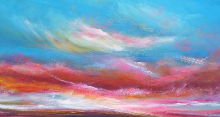 Original Fine Art Seascape Painting by Mel Graham