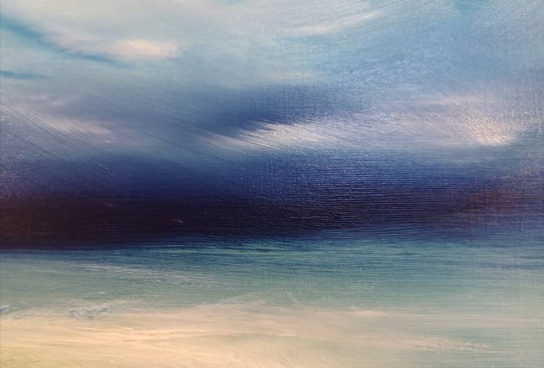 Original Fine Art Seascape Painting by Mel Graham