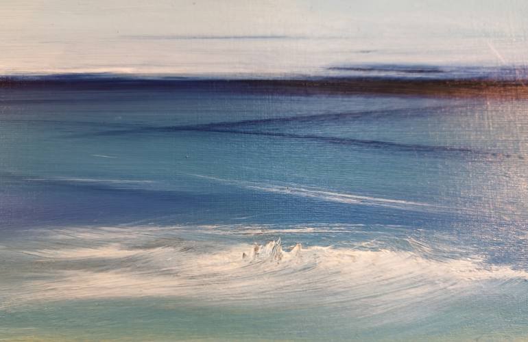 Original Fine Art Seascape Painting by Mel Graham