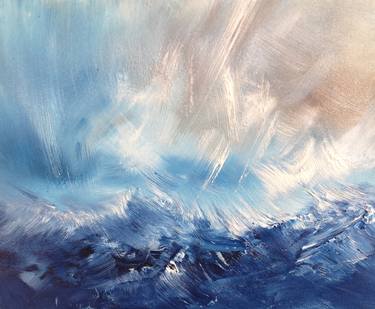 Moody Blue 2 (Oil Painting) thumb