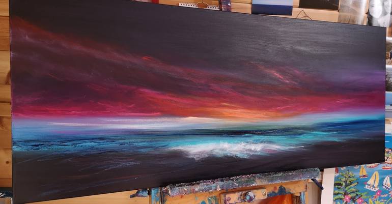 Original Seascape Painting by Mel Graham