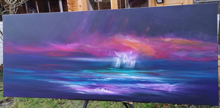 Original Fine Art Seascape Painting by Mel Graham