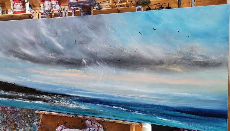 Original Seascape Painting by Mel Graham