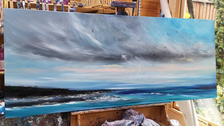 Original Seascape Painting by Mel Graham