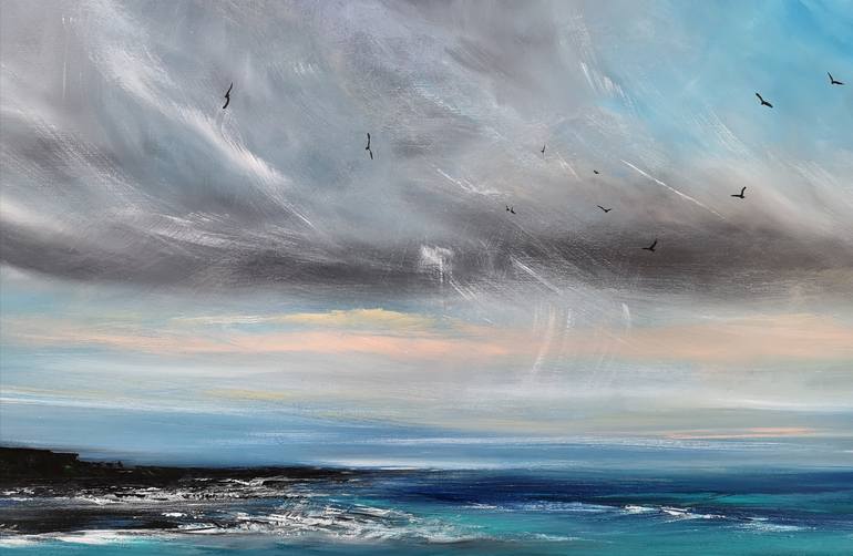 Original Seascape Painting by Mel Graham