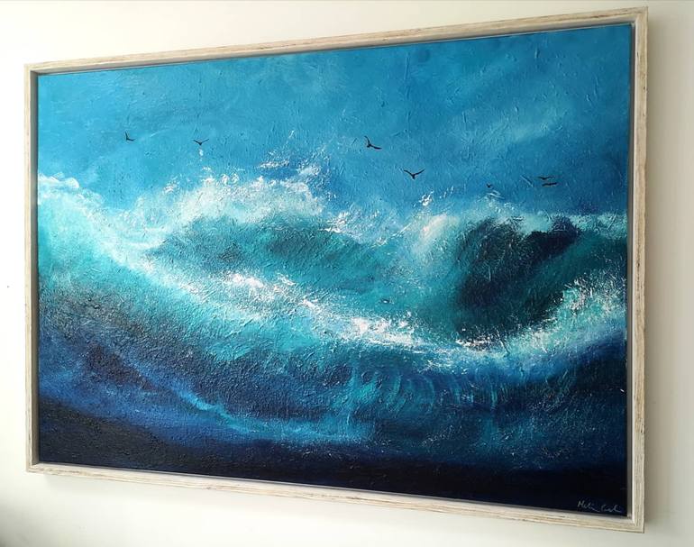 Original Seascape Painting by Mel Graham