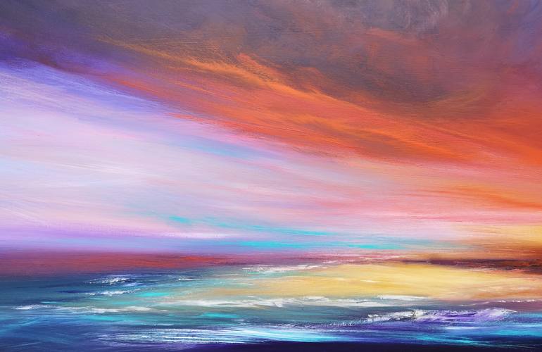 Original Seascape Painting by Mel Graham